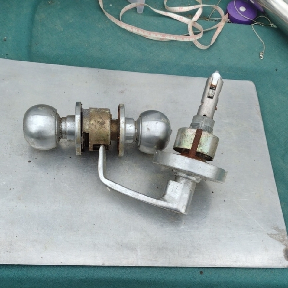 Silver Door Knob Set
